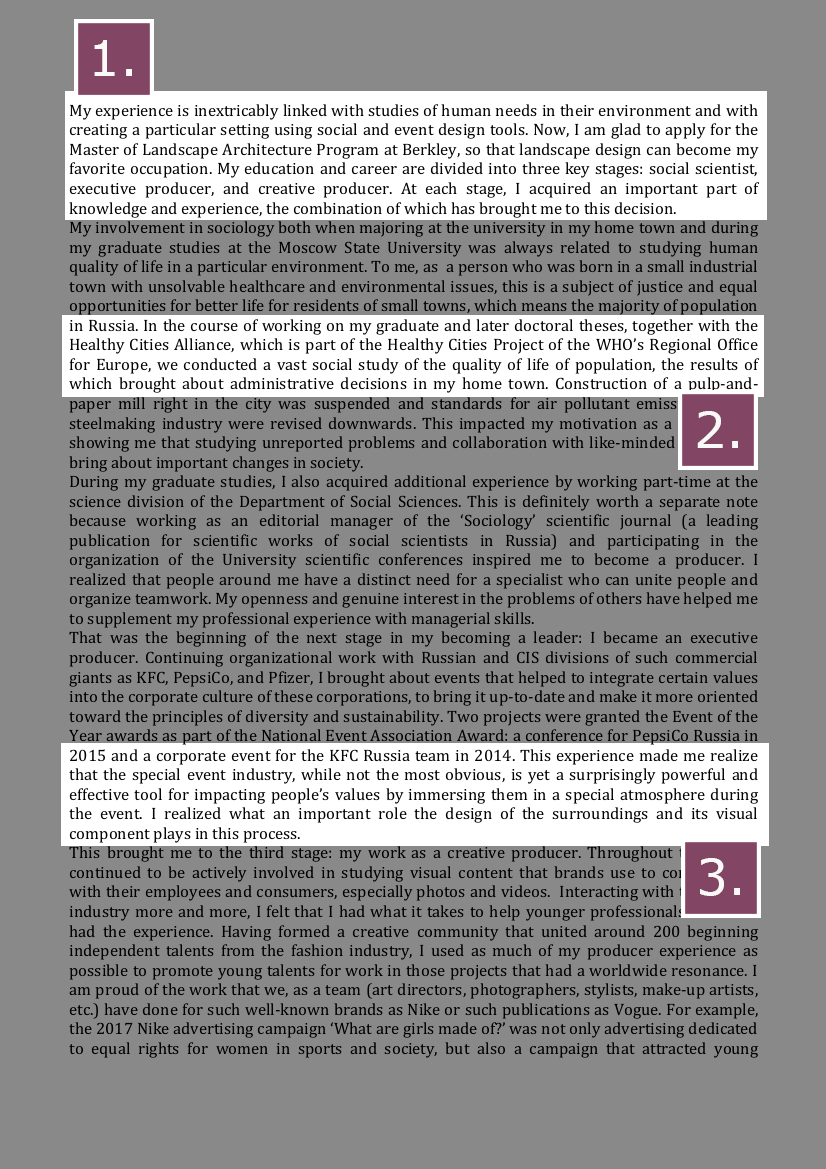 Перевод мотивационного письма - перевод