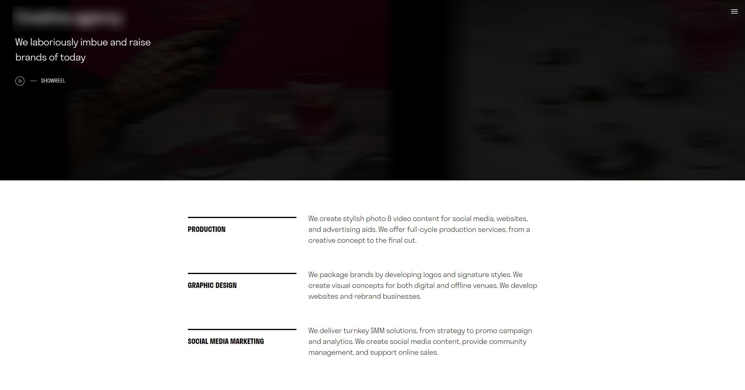 Пример перевода сайта по продвижению на английский