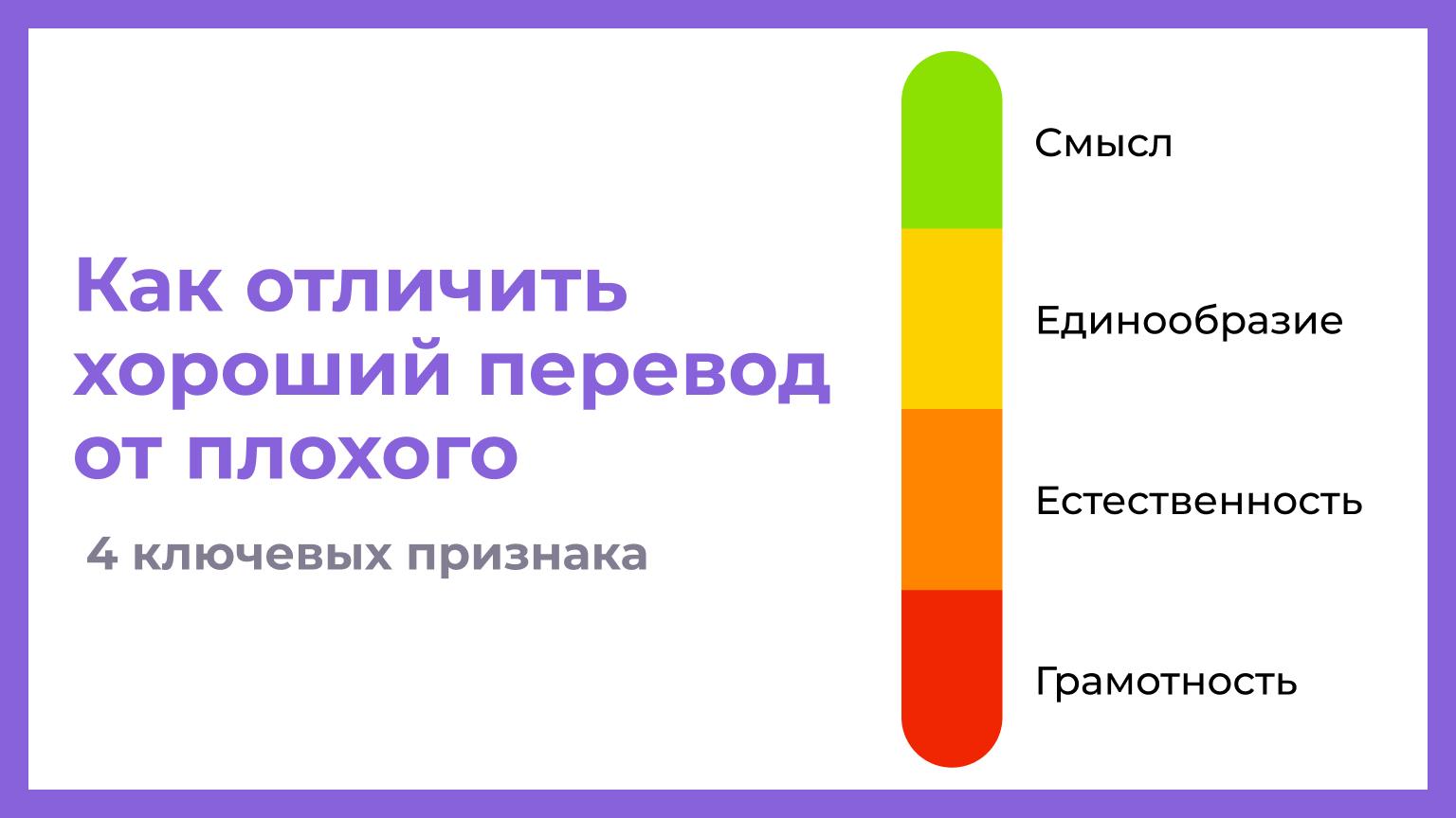 Как отличить хороший перевод английского от плохого